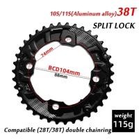 ราคา ใบจานจักรยาน ใบจานหน้าจักรยาน เสือภูเขา BCD64 ใบเหล็ก 26T 28T BCD104 ใบอลูมิเนียม 36T 38T (21612637292)