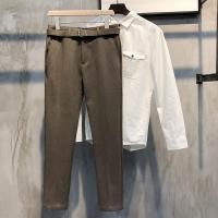 ราคา กางเกงสม็อครุ่นหนา กางเกงขายาวทรงกระบอก ขา 5 ส่วน มีจีบหน้า ทรงสวยมากๆ ผ้าดีหนาไม่บางใส่สบาย พร้อมส่งเลย P049 (13968077004)