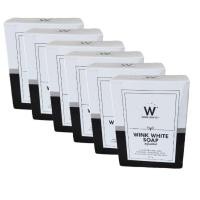 ราคา 6 ก้อน สบู่วิงค์ไวท์ W Wink white soap 80 กรัม ก้อนสีขาว ใช้ได้ทั้งผิวหน้าและผิวกาย สบู่วิงค์ไวท์ Wink white soap สบู่ทำความสะอาดผิวกาย (8056652648)