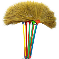 ราคา ไม้กวาดดอกหญ้า ด้ามไม้ไผ่ 1มัด 10ด้าม (23988427733)