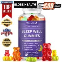 ราคา 60pcs 100 Calm Gummies 60 gummies ผลิตภัณฑ์ช่วยนอนหลับดี วิตามินบำรุง ช่วยผ่อนคลาย Goodnight Sleep Gummy เจมมี่ กู๊ดไนท์สลีพกัมมี่ (25340414498)