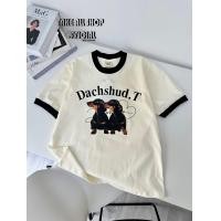 ราคา เสื้อยืดสกรีนลาย Fresize ฟรีไซส์ แต่งกุนแขนและคอ (25174790855)