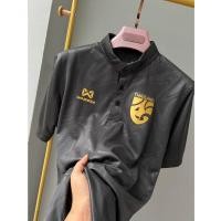 ราคา ฟุตบอลทีมชาติเสื้อโปรโล ชาย เสื้อกีฬาชาย เสื้อหลวมขนาดใหญ่ชายเสื้อทีมฟุตบอลไทยชุดเบอร์ 10 เสื้อกีฬาคอวีแขนสั้นผู้ชายระบายอากาศได้ (24969533159)