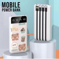 ราคา Power Bank แบตสำรอง 30000mAh รับประกัน 1 ปี พาวเวอร์แบงค์น่ารักใหม่ พร้อมสายชาร์จฟรี พาวเวอร์แบงค์ พาวเวอร์แบงค์แท้ USB ชาร์จเร็ว พาวเวอร์แบงค์เล่นเกมได้ รองรับไอโฟน Type C (21501963079)