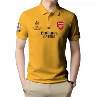 ราคา เสื้ออาร์เซนอล เสื้อโปโล come on your gunners สโมสรฟุตบอลพรีเมียร์ลีก เสื้อโปโลผู้ชาย และผู้หญิงที่หายใจ (25222331479)