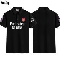ราคา เสื้ออาร์เซนอล ชุดพัดลมฟุตบอล เสื้อ โปรโล ชาย นุ่มพรีเมี่ยมผู้ชายและผู้หญิง Lapel เสื้อโปโล (25340263492)
