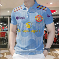 ราคา Manchester United FC ผู้ชาย เสื้อแมนยู ฟุตบอลคลับเสื้อโปโลสไตล์กีฬาหรูหราผู้ชาย เสื้อลิวอรพูล (25317560828)