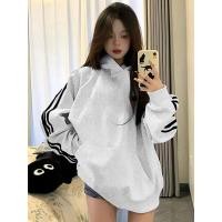 ราคา เสื้อสเวตเตอร์มีฮู้ดบุขนแกะหนาสีชมพู ทรงหลวม ทรงเกาหลี แขนยาว ปกติ ฤดูใบไม้ร่วง ฤดูหนาว 2025 แฟชั่นใหม่ (22951495510)