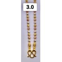 ราคา สร้อยคออิตาลี 3 กษัตริย์ เงิน ทอง นาค ลายเม็ดมะยม น้ำหนัก 1บาท มีความยาว 18 นิ้ว 20 นิ้ว 24 นิ้ว ใส่ไปแล้วไม่ลอกไม่ดำ ใช้ได้นานเป็นปี ของจริงสวยงามตรงปก (22532874855)