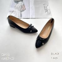 ราคา NIWA shoes รองเท้าคัทชู รองเท้าออกงาน คัทชูมีส้น 1 นิ้วน่ารักสุดๆ KT 01 (20672980288)
