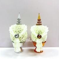 ราคา ฟรีค่าจัดส่ง l ราคาสินค้าเป็นชุด พานพุ่ม พานพุ่มเงินทอง พานพุ่มสักการะ พานพุ่มดอกไม้ พานพุ่มดอกรัก แจกันดอกบัว แจกันบัว (23992198714)