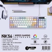 ราคา คีย์บอร์ด เม้าส์ NUBWO รุ่น NK56 M16 Keyboard Mouse Keyboard USB คีย์บอร์ดเกมมิ่ง (24660736194)