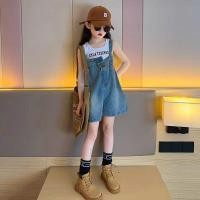 ราคา เอี๊ยมยีนส์เด็กผู้หญิง กางเกงยีนส์เด็กผู้หญิงโต ชุดเอี๊ยมยีนส์เด็กผู้หญิง เอี๊ยมยีนส์ เอี๊ยมขายาว (24653939064)