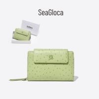 ราคา SeaGloca ผ้ากระเป๋าสตางค์มีซิปสีม่วงสำหรับผู้หญิงมีกระเป๋าใส่เหรียญอเนกประสงค์ (25331015283)