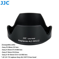 ราคา เลนส์ฮูดเปลี่ยน ALC SH112ใน LH 112 JJC สำหรับเลนส์ F3 5 5 6 OSS Sony E 18 55มม เลนส์ F2 8 Sony E 16มม เลนส์ F1 8 Sony E 35มม เลนส์ F2 Sony FE 28มม (18263449259)