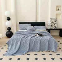 ราคา ผ้าห่มขนแกะ ผ้าห่มขนหนา ผ้าห่มนุ่มขนแน่นสัมผัสสบาย 6ฟุต 8ฟุต (24402347410)