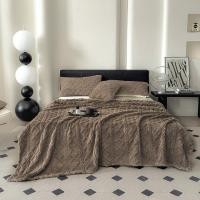 ราคา ผ้าห่มขนแกะ ผ้าห่มขนหนา ผ้าห่มนุ่มขนแน่นสัมผัสสบาย 6ฟุต 8ฟุต (24402347411)