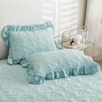 ราคา ปลอกหมอนบุนวมสีล้วนสไตล์เจ้าหญิงแบบ A ปลอกหมอนบุนวมหนาพิเศษ48x74ซม ปลอกหุ้มหมอนลายดอกสำหรับผู้ใหญ่ชุดละคู่ (20648153893)