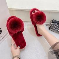 ราคา New store openingCasual slippers for women to wear at home during winter slip on slippers furry shoes slides soft and cozy womens shoes plush slippers for women2025 COD (25547092004)