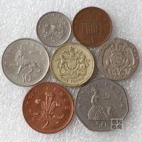 ราคา จัดส่งฟรี สหราชอาณาจักร 7 ชุดสมบูรณ์ 1 50 เพนนี 1 ปอนด์ เหรียญต่างประเทศยุโรป เงินตราต่างประเทศ เหรียญแท้ เงินตราสะสม (25409104863)