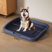 ราคา QPETS ถาดรองฉี่สุนัข ห้องน้ำสุนัขขนาดใหญ่ 2 ชั้น ห้องน้ำสุนัข ที่รองฉี่ ขอบสูงกันกระเด็น (25284274899)