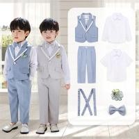 ราคา Lontakids ชุดสูทสำหรับเด็กผู้ชายชุดสูททักซิโด้สำหรับเดรสออกงานเด็กหนุ่มเด็กวัยหัดเดิน5ชิ้นหรือสีขาวเสื้อเชิ้ตชุดกล่องใส่แหวนงานแต่งงาน (23439956366)