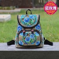 ราคา กระเป๋าสะพายไหล่ผ้าใบปักลายดอกไม้สไตล์ชาติพันธุ์สำหรับผู้หญิง กระเป๋าใส่หนังสือแบบลำลอง กระเป๋าสะพายไหล่แบบยูนิเซ็กซ์ขนาดเล็ก (22402189251)