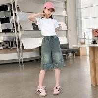 ราคา LOBER กางเกงยีนส์สาว ยีนส์ขาสั้น กางเกงยีนส์ขาสั้นเด็ก ยีนส์ขาด กางเกงยีนส์ถุง กางเกงขาสั้นเด็กผู้หญิง กางเกงยีนส์เด็ก (22443020706)