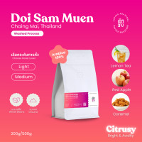 ราคา เมล็ดกาแฟดอยสามหมื่น Washed Process จังหวัดเชียงใหม่ เมล็ดกาแฟคั่วอาราบิก้า พร้อมบริการบดฟรี Cherdchai Coffee Roasters (18871719514)