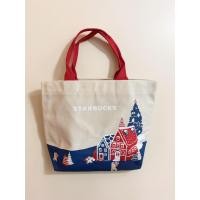 ราคา Starbucks Holiday Cookie House Gift bag 2025 สตาร์บัคส์ ถุงผ้าลาย คริสมาสต์ 2025 ของแท้ (25520347399)