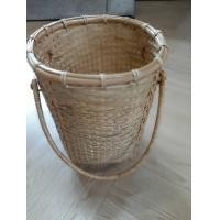ราคา กระบุงไม้ไผ่ กระบุงสูงหูคู่ ตะกร้าไม้ไผ่ผสมหวาย สูง 27 c m กว้าง 20 c m (21547310899)