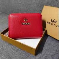 ราคา กระเป๋าสตางค์ใบสั้น กระเป๋าสตางค์ซิปรอบ แบรนด์พราว (24860198839)