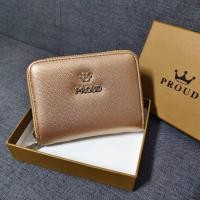 ราคา กระเป๋าสตางค์ใบสั้น กระเป๋าสตางค์ซิปรอบ แบรนด์พราว (24860198838)