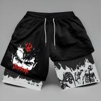 ราคา กางเกงขาสั้นผู้ชายลายการ์ตูนเร็วแห้งแบบสามมิติ 2 ชั้น กางเกงขาสั้นฝึกซ้อมชายหาด กางเกงขายาวทรงตรง กางเกงขายาวฤดูร้อน (23482367116)