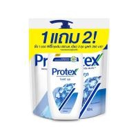 ราคา มี 3 สูตรให้เลือก ครีมอาบน้ำโพรเทคส์ ขวดปั๊ม 450 มล ถุงเติม 400 มล x2 Protex Icy Cool Shower Gel 450ml Pump Refill 400ml x2 (18162401840)