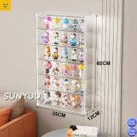 ราคา labubu ตู้โชว์พลาสติกใส ชั้นโชว์โมเดล ตู้โชว์ตุ๊กตา ตู้โชว์โมเดลDIY ตุ๊กตาของสะสม กันฝุ่น กันน้ำ วางฟิกเกอร์ได้เยอะ (25339703980)