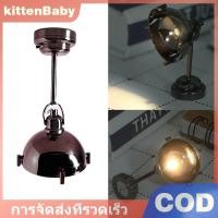 ราคา kittenBaby 1 12 dollhouse โคมไฟเพดานขนาดเล็กโคมไฟ LED โคมระย้าชั้นโคมไฟตุ๊กตาของเล่นตกแต่ง (24608807354)