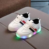 ราคา รองเท้าเด็กมีไฟ LED สไตล์เกาหลีรองเท้าลำลองรองเท้าผ้าใบเรืองแสงสำหรับเด็กผู้ชายและเด็กผู้หญิงรองเท้าเด็กหัดเดินรองเท้ากันลื่นสำหรับเด็ก (13290685247)