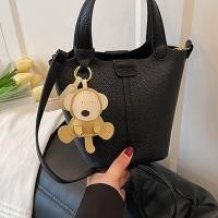 ราคา MOUSSON กระเป๋าถือสุภาพสตรีกระเป๋าทรงถังแฟชั่นกระเป๋าสะพายข้างทรงสูง (24660969931)