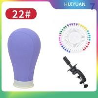 ราคา HUIYUAN ชุดหัวหุ่นทำจากผ้าใบขนาด22นิ้วมีหัวหุ่นวิกผมหุ่นสำหรับฝึกทำผมหุ่นโชว์มี40หมุด (24413220352)
