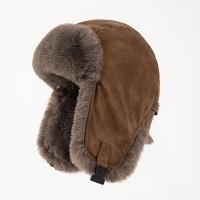 ราคา หนาขึ้น หนัง หมวก ฤดูหนาว นักบินสไตล์ อุ่น หมวกผู้ชายผู้หญิงจักรยานขี่ป้องกันหูกันลมเส้นรอบวงศีรษะขนาดใหญ่ (22897703484)