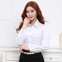 ราคา เสื้อเชิ้ตผู้หญิงแขนยาวผ้าชีฟองสไตล์เกาหลี OL สีขาว ฤดูใบไม้ผลิและฤดูใบไม้ร่วง เสื้อผ้าทำงาน เสื้อผ้าผู้หญิง ชุดทำงาน (11920775877)