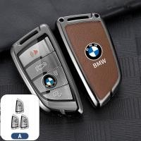 ราคา ที่หุ้มกุญแจหนังผสมสังกะสีเคสกุญแจรถยนต์ BMW ปิดคลุมเต็มเคสสมาร์ทคีย์ป้องกันการล็อคปีนเขากันร่วงสำหรับ BMW E36 E46 E30 E90 F10 F30 E39 E60 X1 F25 X3 E83 X5 X7 F15 (21428855343)