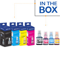 ราคา Brother BTD100BK Ink Black BTD100 ขวดหมึก Brother DCP T230 T430 T530DW T830DW T730D Brother MFC T930DW เครื่องพิมพ์มัลติฟังก์ชันอิงค์แท็งก์ Cartridges (25220666631)