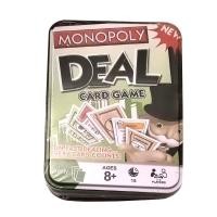 ราคา Monopoly Deal เกมการ์ด Monopoly Deal Card Games เกมเล่นกับเพื่อน บอร์ดเกม เกมเล่นหลายคน Family Friendly Party Games เกมปาร์ตี้ เกมกระดาน กล่องดีบุก ของเล่น เด็ก Iron box Board Game (25017539400)