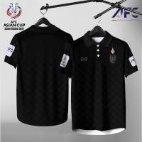 ราคา เอเชียนคัพ2027 เสื้อโปโลสีดำ ช ฟุตบอลไทย ทีมชาติไทย ช้างศึก เสื้อบอล เสื้อบอลสีดำ เสื้อยืดแขนสั้น เชียร์ทีมชาติไทย เสื้อโปโลผู้ชาย เสื้อโปโลกีฬาฟุตบอล (25613566816)