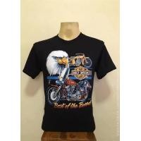 ราคา ใหม่ เสื้อฮาเล่ผ้าบาง Harley Davidson ผ้ามุ้ง ใส่สบาย สไตล์วินเทจ ป้ายVintage 3D EMBLEM S 5XL (17859504258)
