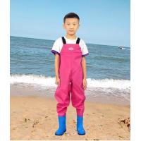 ราคา ชุดเอี๊ยม ชุดกันน้ำ ชุดเอียมกันน้ำ สำหรับเด็ก วัสดุ PVC กันน้ำ 100 บูทเชื่อมต่อกับชุดเป็นชุดเดียวกัน (12387062901)