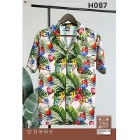 ราคา Cocoshell พร้อมส่งจากไทย เสื้อฮาวายวินเทจ ฮาวายแขนสั้น ผ้าไหมอิตาลี ลายแก้วไวน์ พื้นสีชมพู H087 (21680353221)