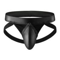 ราคา หัวเข็มขัดกางเกงในชายทรงตองถอดได้ Bulge Pouch หนังสังเคราะห์กางเกงชั้นในเปิดก้นยืดหยุ่นมีสายรัดไหล่ (24924929137)